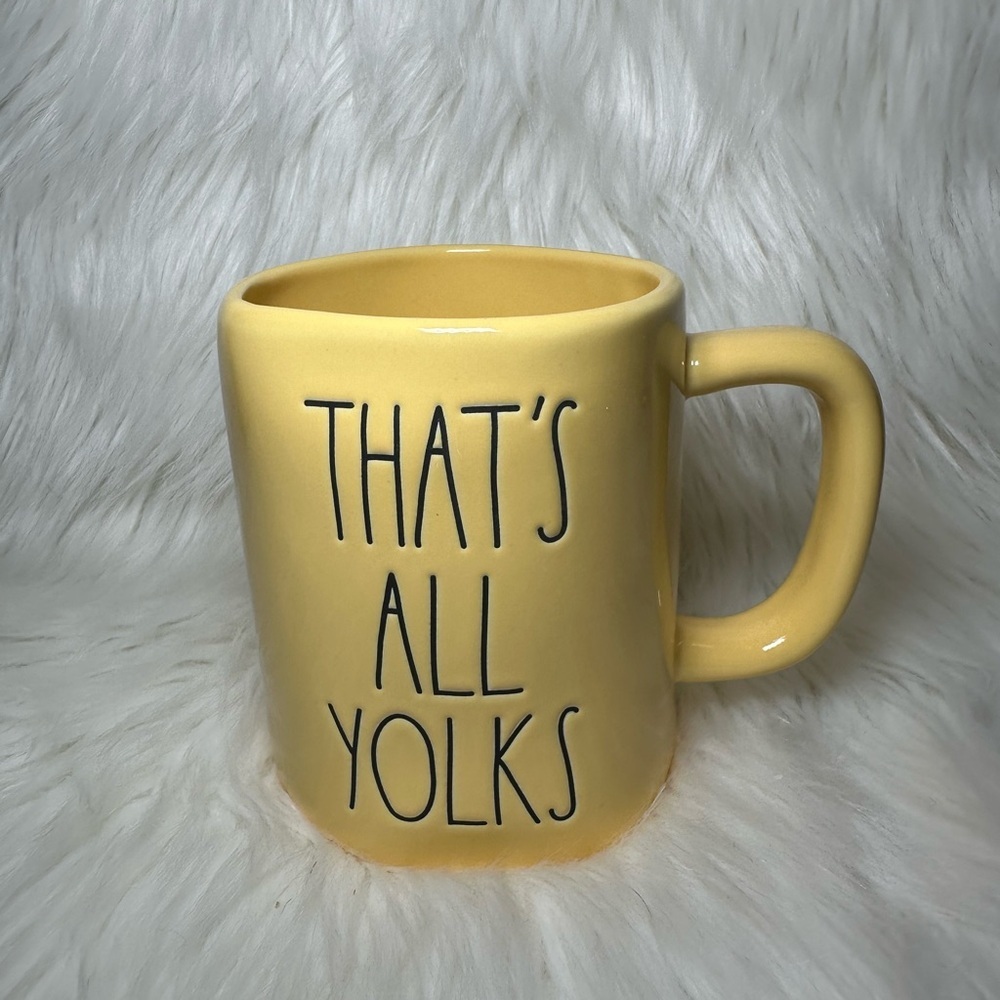 Rae Dunn That's All Yolks Mug